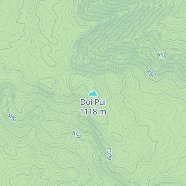 Map of Doi Pui