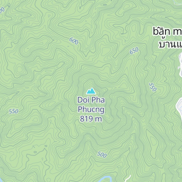 Map of Doi Pha Phucng