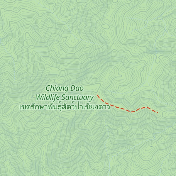 Map of Doi Pae San Klang