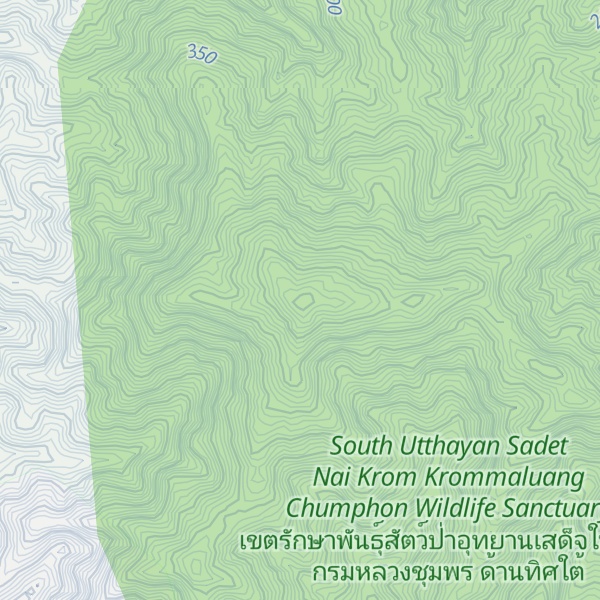 Map of Khao Nam Hak