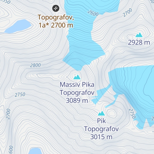 Map of Massiv Pika Topografov