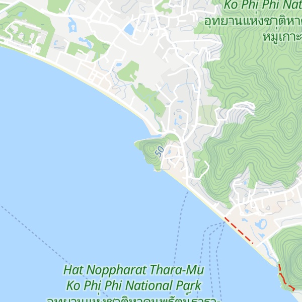 Map of Khuan Tok Ban