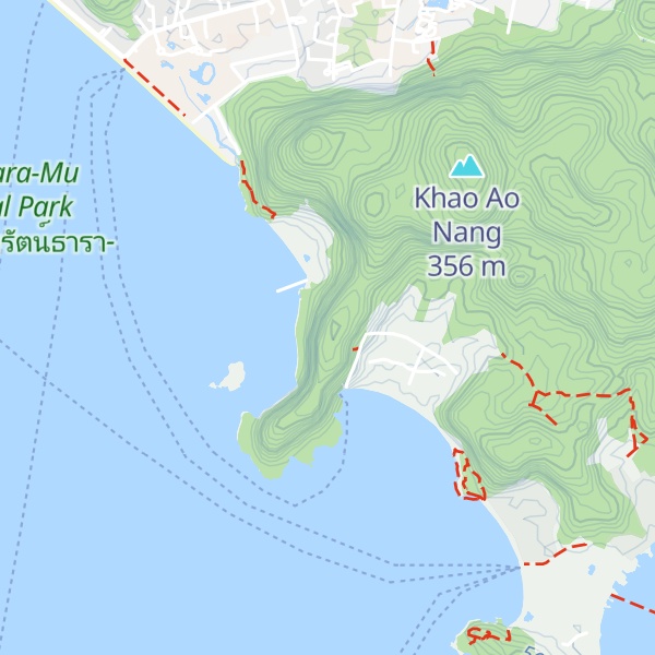 Map of Khao Hat Pla Tok