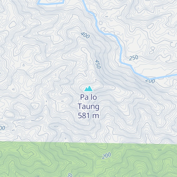 Map of Pa lo Taung