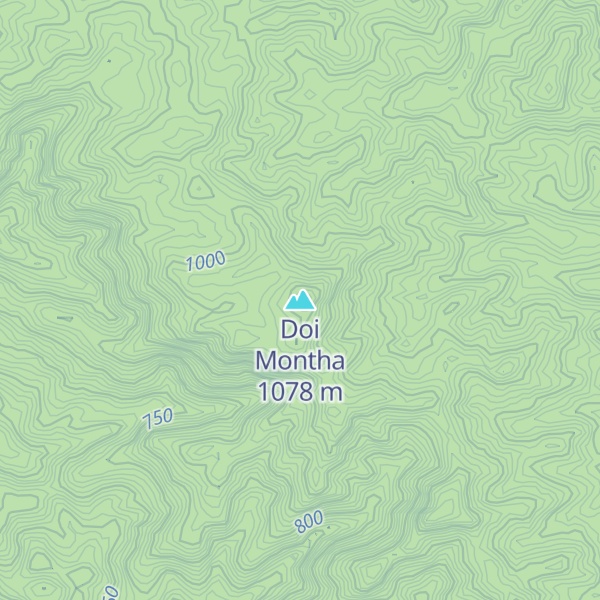 Map of Doi Montha