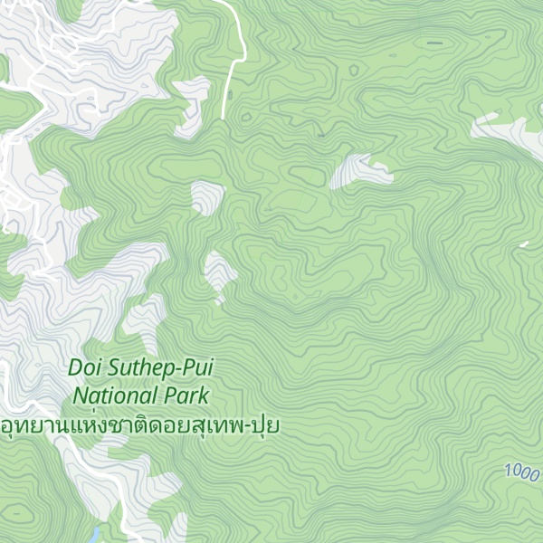 Map of Doi Mon Long