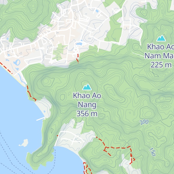 Map of Khao Ao Nang