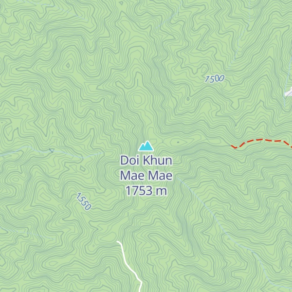 Map of Doi Khun Mae Mae