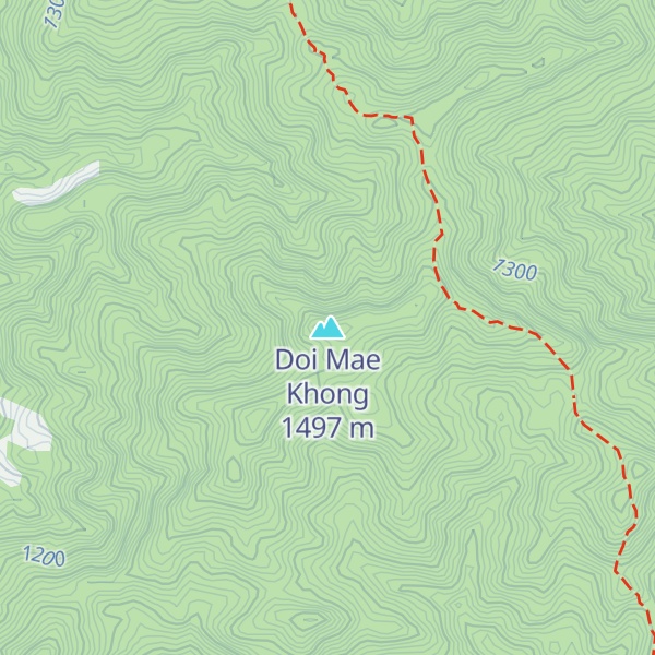 Map of Doi Mae Khong