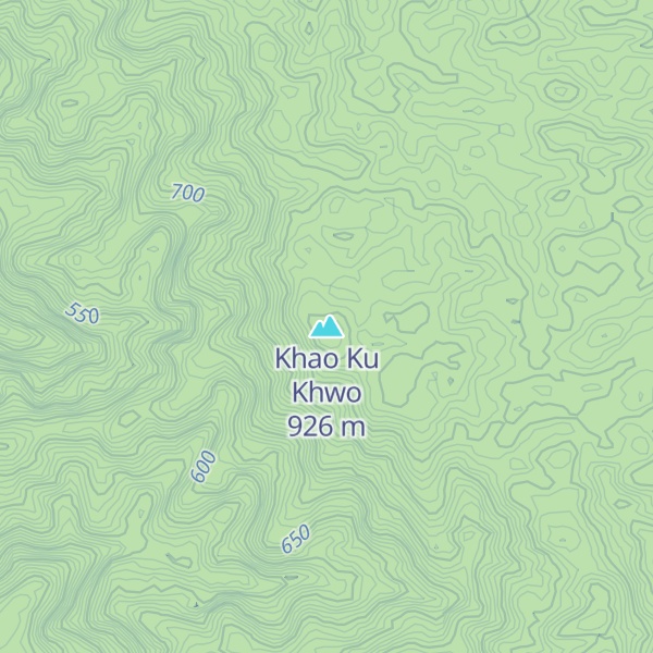 Map of Khao Ku Khwo