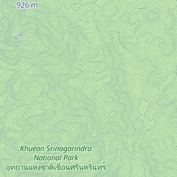 Map of Khao Wia Phu