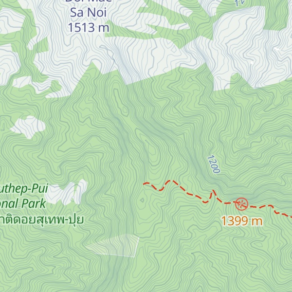 Map of Doi Pa Kha
