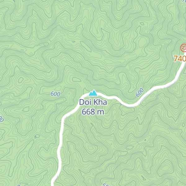 Map of Doi Kha