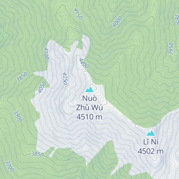 Map of Nuò Zhǔ Wú