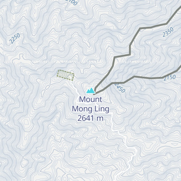 Map of Mount Mong Ling