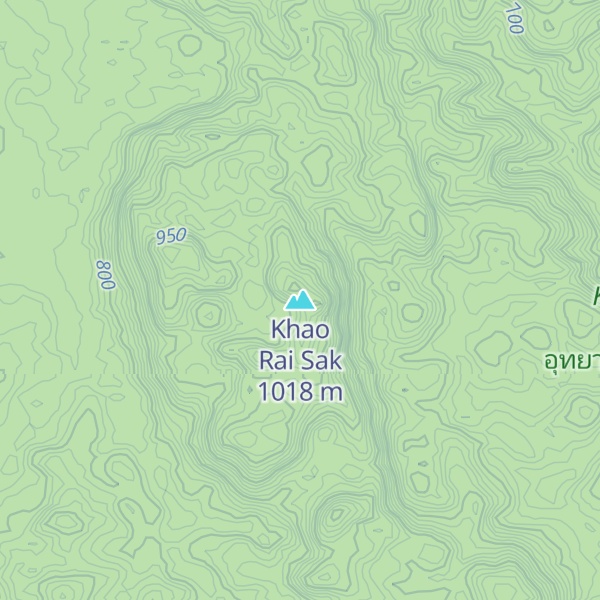 Map of Khao Rai Sak