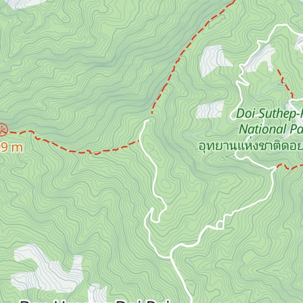 Map of Doi Pui