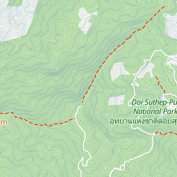 Map of Doi Hua Mu