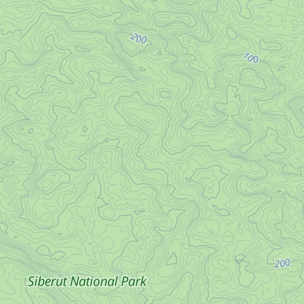 Map of Gunung Taitaimananitu