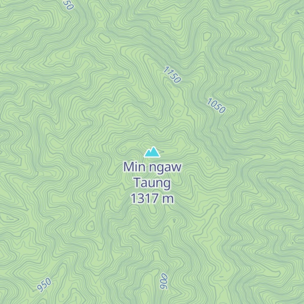 Map of Min ngaw Taung