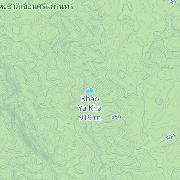 Map of Khao Ya Kha