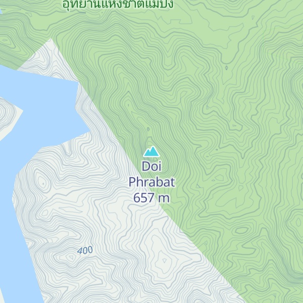 Map of Doi Phrabat