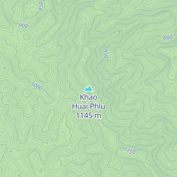Map of Khao Huai Phlu