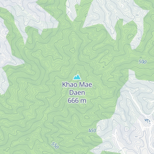 Map of Khao Mae Daen