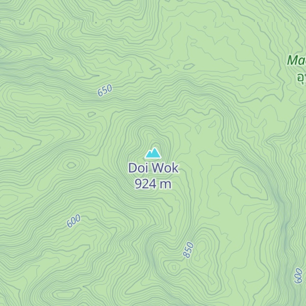 Map of Doi Wok
