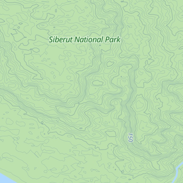 Map of Gunung Taitaitoitet