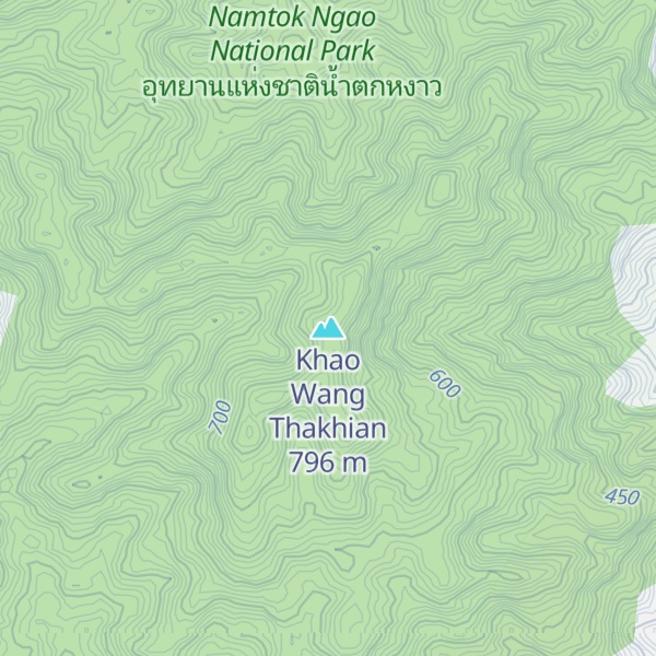 Map of Khao Wang Thakhian
