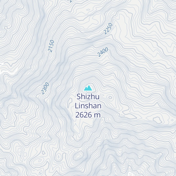 Map of Shizhu Linshan