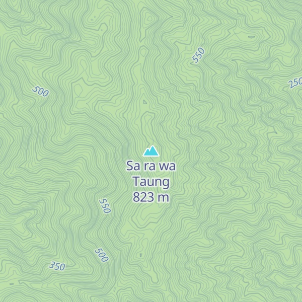 Map of Sa ra wa Taung