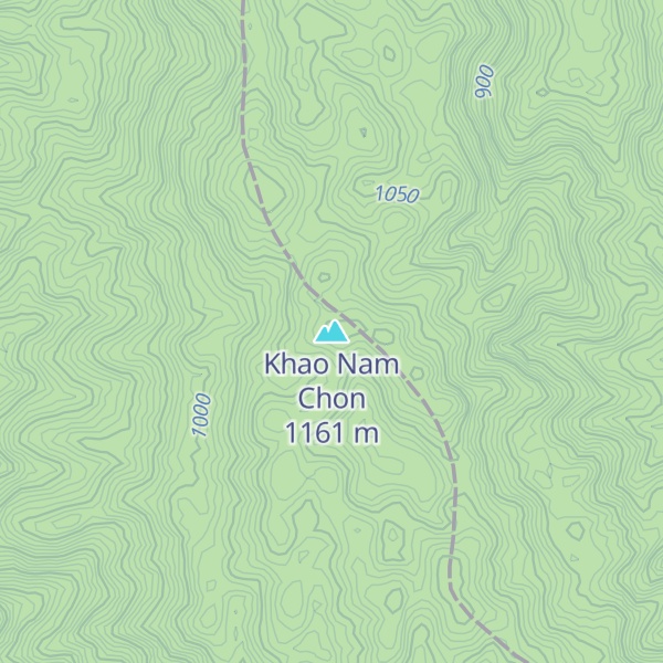 Map of Khao Nam Chon