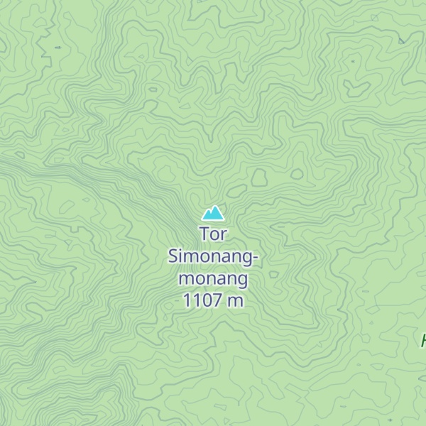 Map of Tor Simonang-monang