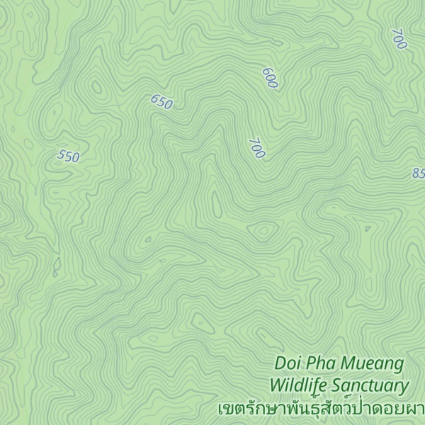 Map of Doi Pha Hai