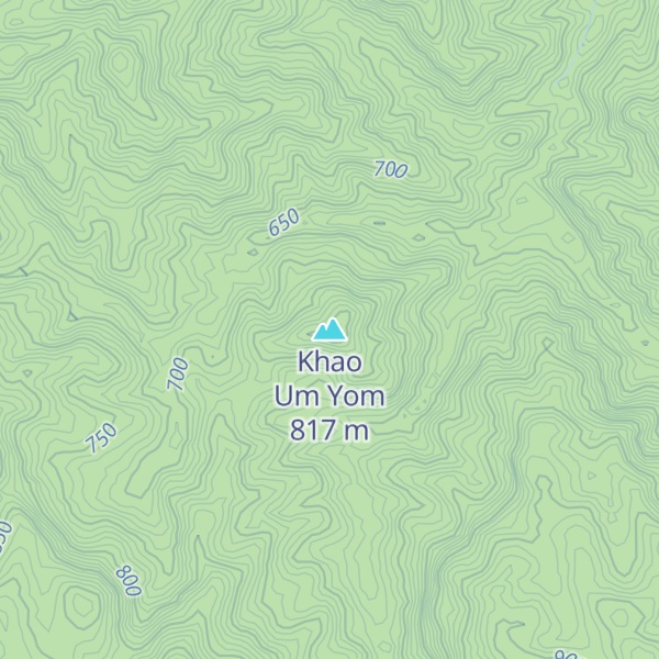 Map of Khao Um Yom