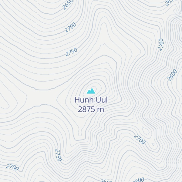 Map of Hunh Uul