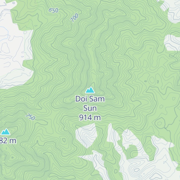 Map of Doi Sam Sun