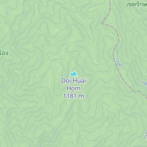 Map of Doi Huai Hom