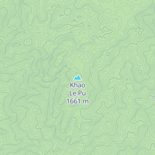 Map of Khao Le Pu