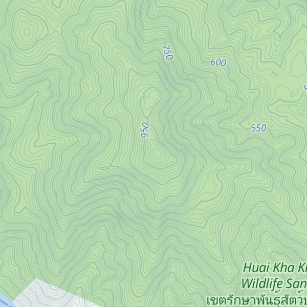 Map of Khao Nam Chon
