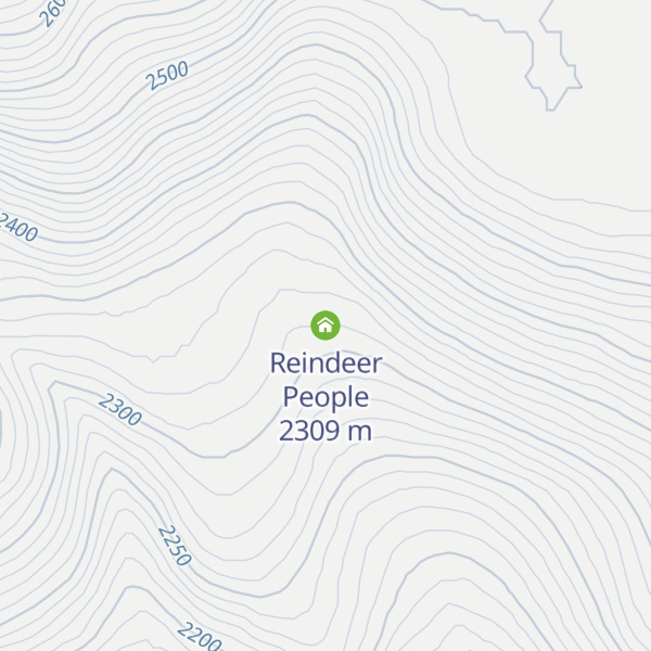 Map of Reindeer People