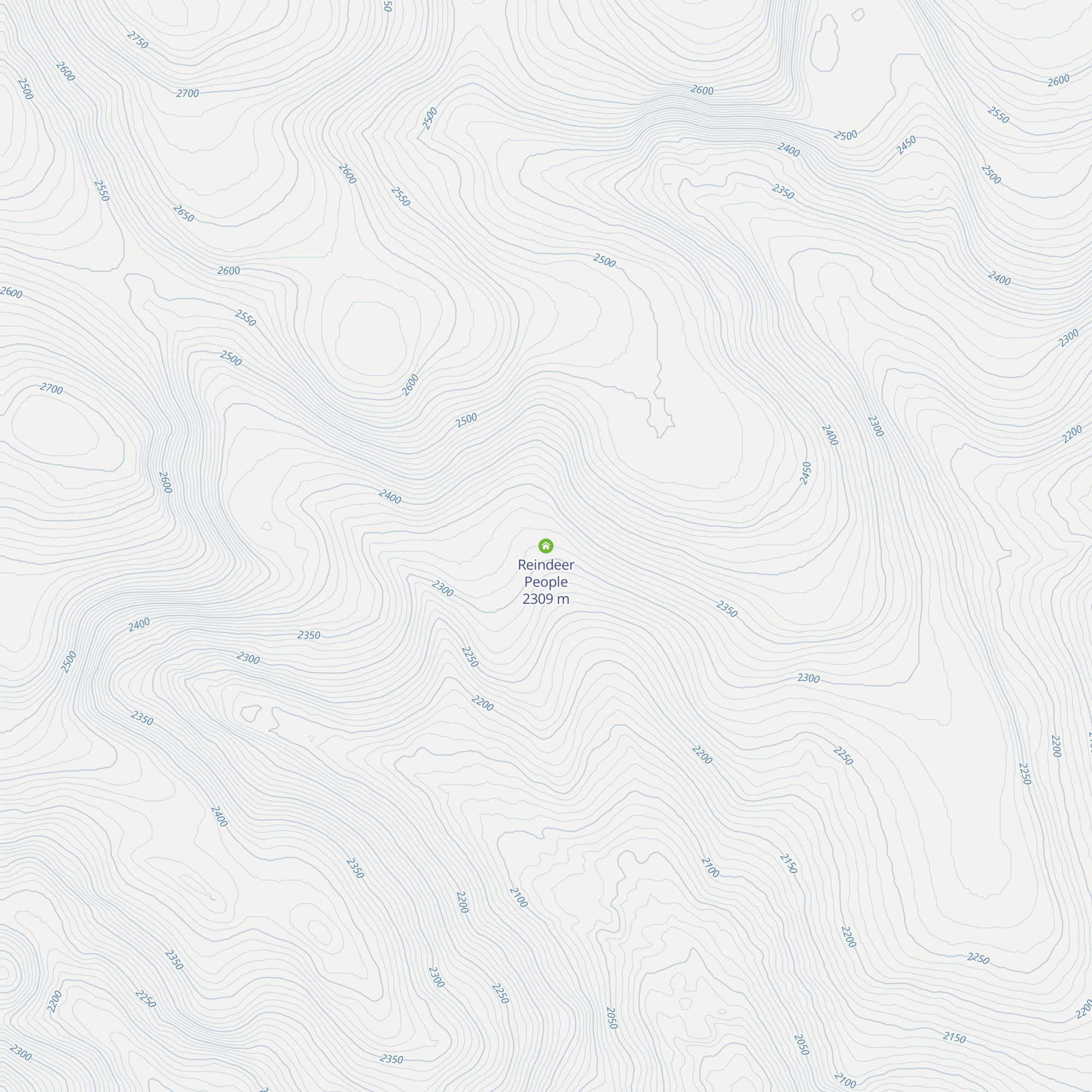 Reindeer People map