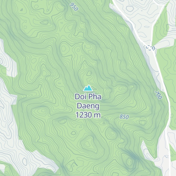 Map of Doi Pha Daeng