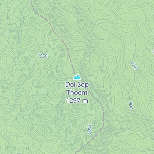 Map of Doi Sop Thoem