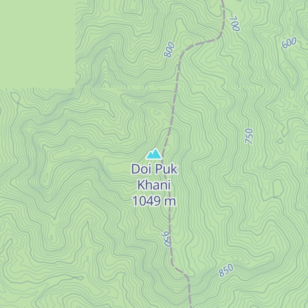 Map of Doi Puk Khani