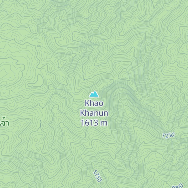 Map of Khao Khanun