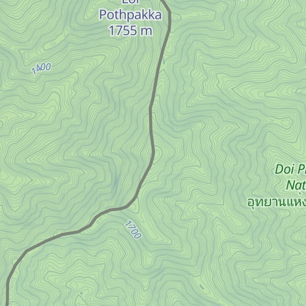 Map of Doi Lak Taeng