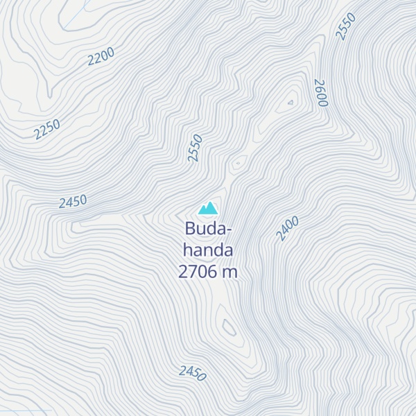 Map of Buda-handa